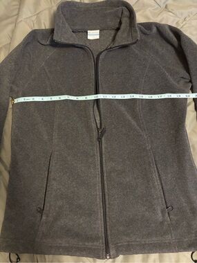 Columbia Women's Charcoal Gray Full-Zip Fleece Jacket